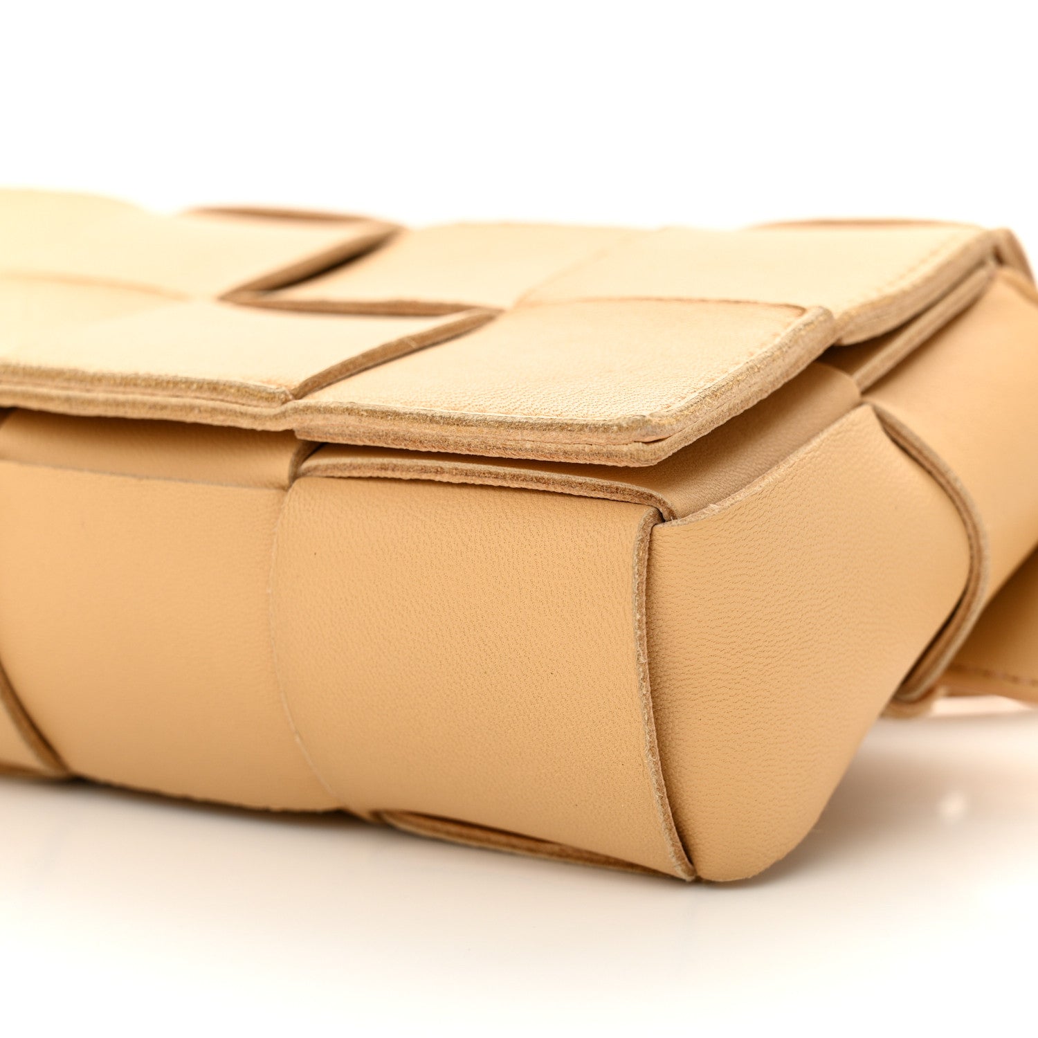 Bottega Veneta Nappa Maxi Intreccio The Belt Cassette Bag Almond 10 of 13