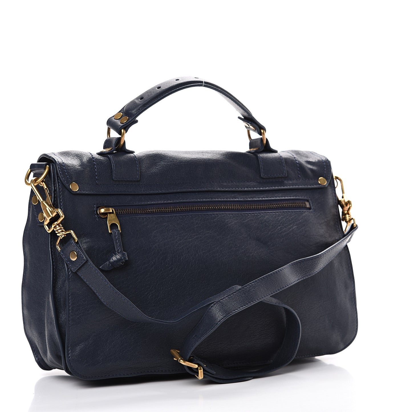 Lambskin Medium PS1 Satchel Midnight