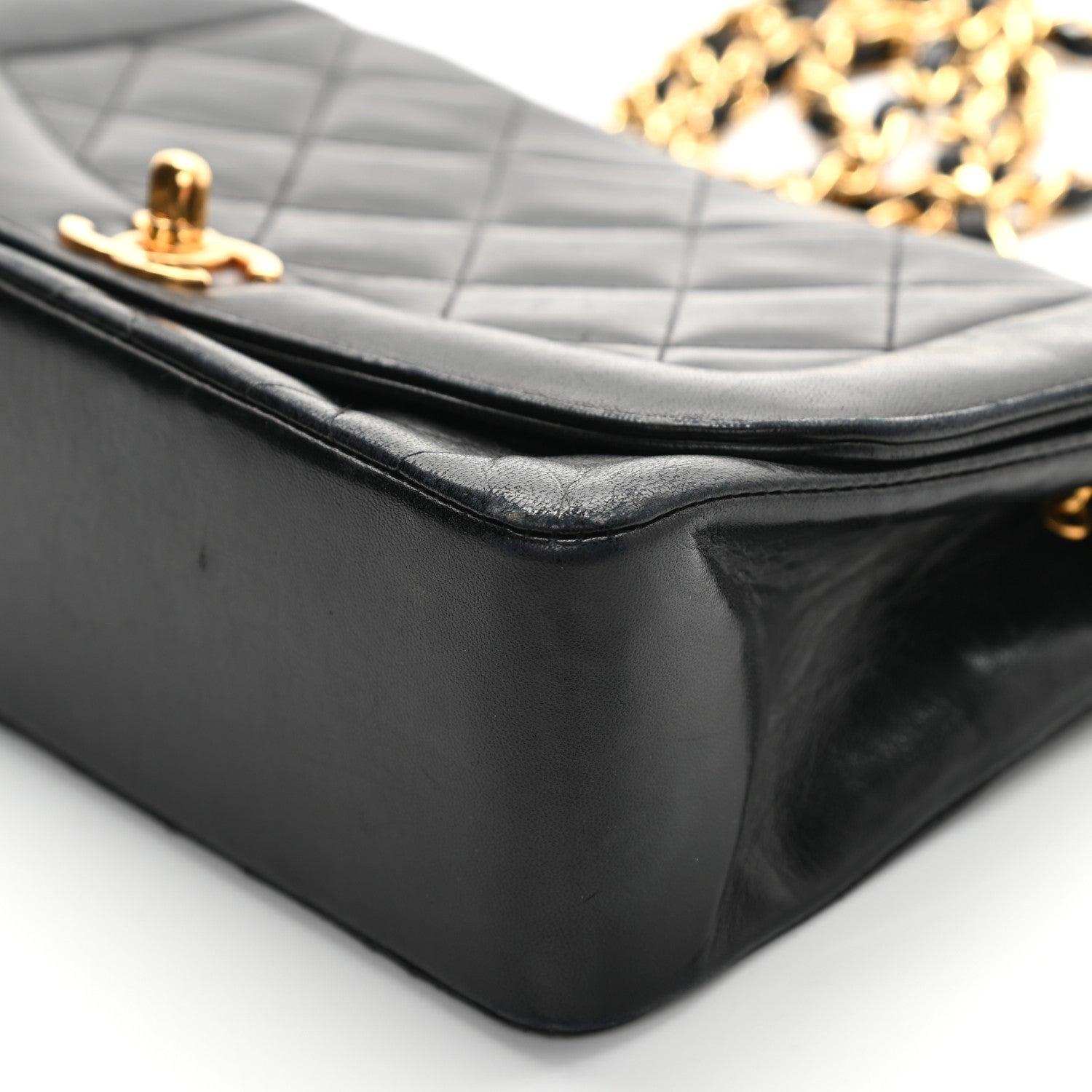 Chanel Lambskin Quilted Small Single Flap Black 9 of 18