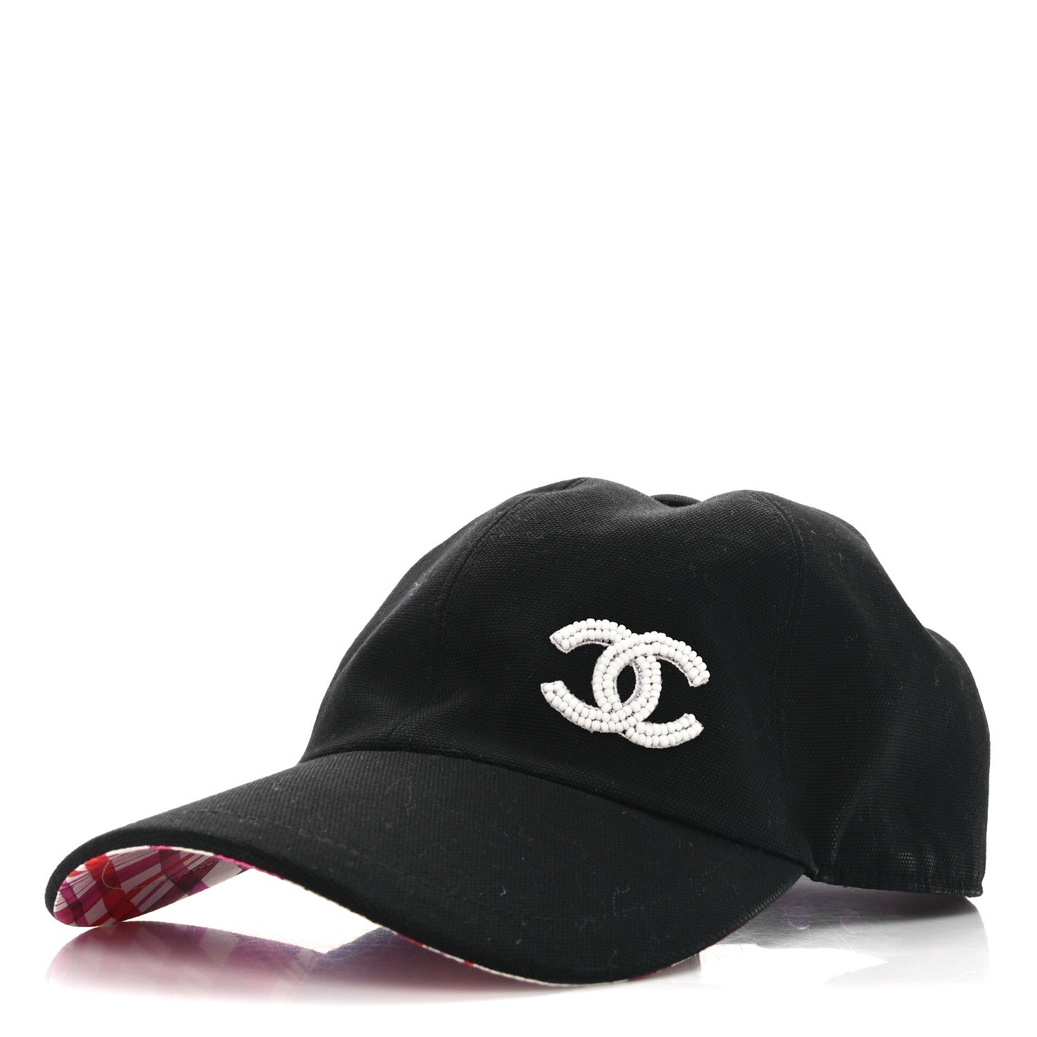 Chanel Cotton CC Cap Hat Black 1 of 8