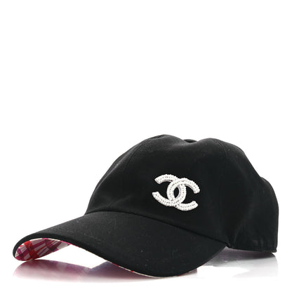 Chanel Cotton CC Cap Hat Black 1 of 8