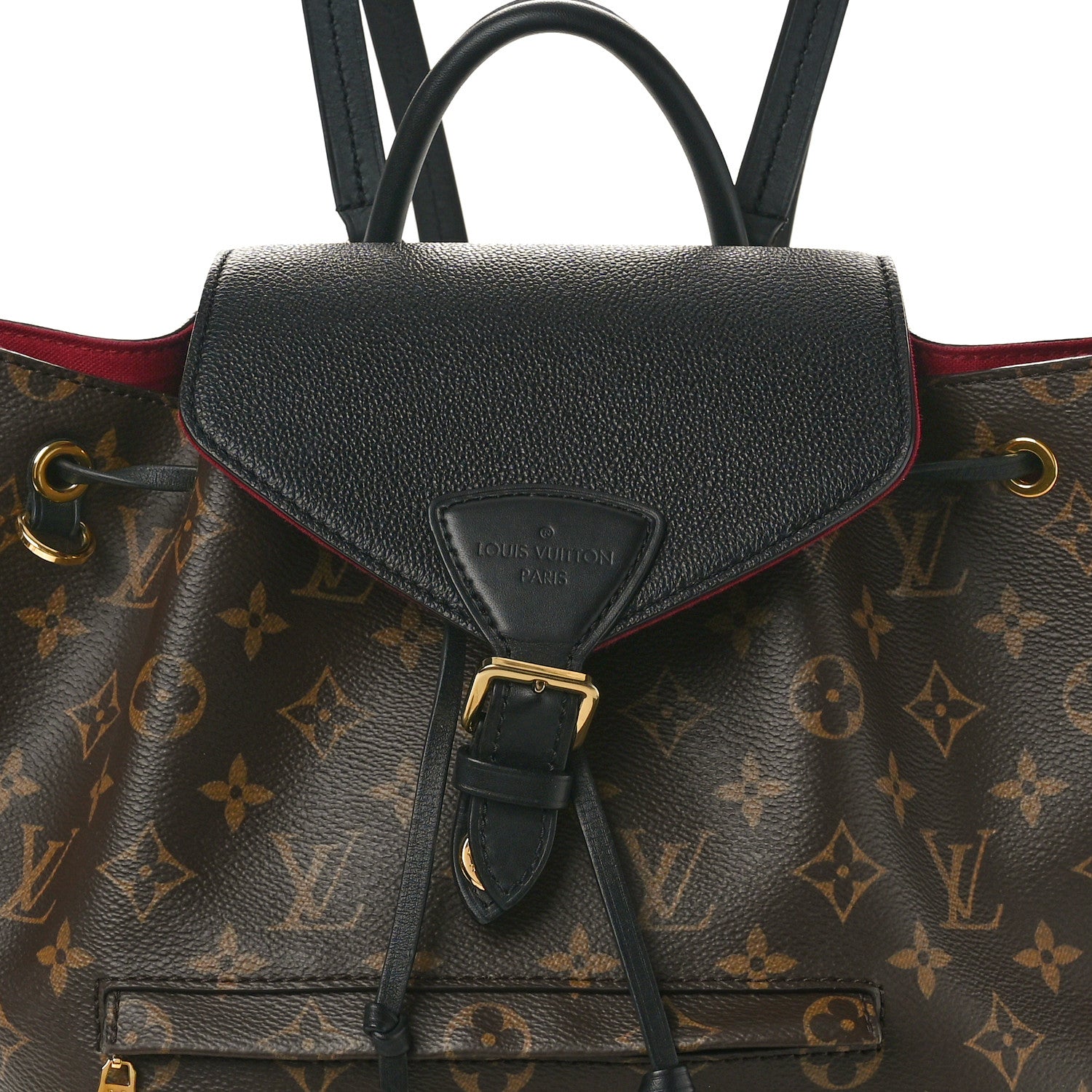 Louis Vuitton Monogram Montsouris PM Black 7 of 9