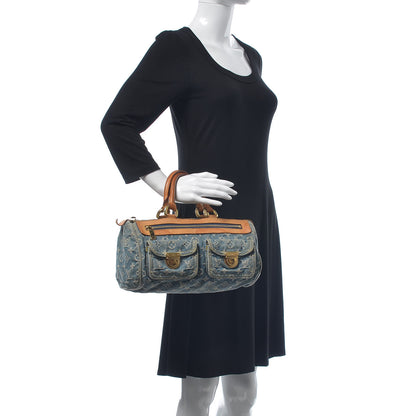 Louis Vuitton Monogram Denim Neo Speedy Blue 2 of 18