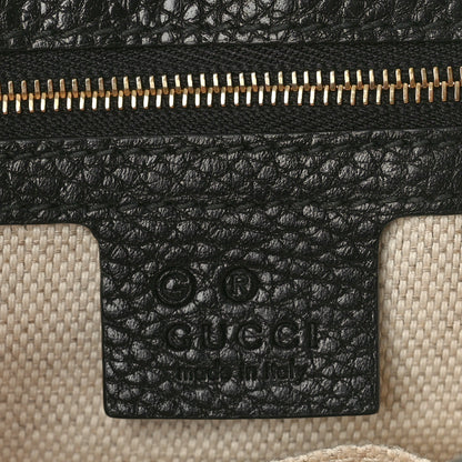 Gucci Pebbled Calfskin Medium Soho Flap Crossbody Black 6 of 10