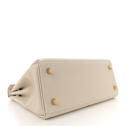 Hermes Togo Kelly Retourne 25 Craie 4 of 11