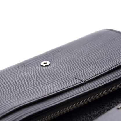 Louis Vuitton Epi Louise Wallet Black 9 of 10
