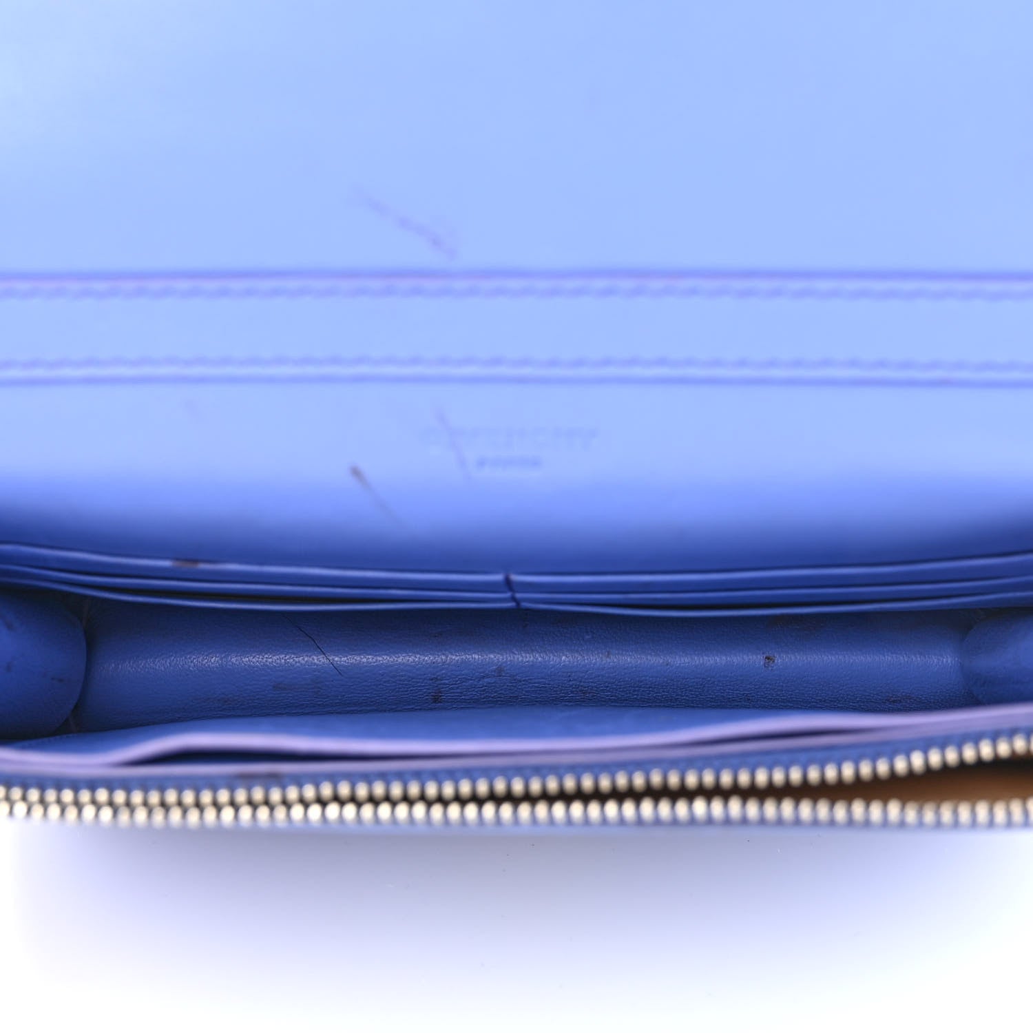 Givenchy Sugar Goatskin Pandora Chain Wallet Blue 5 of 15