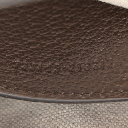 Gucci GG Supreme Monogram Textured Dollar Calfskin Small Ophidia Hobo Beige Ebony New Acero 7 of 11