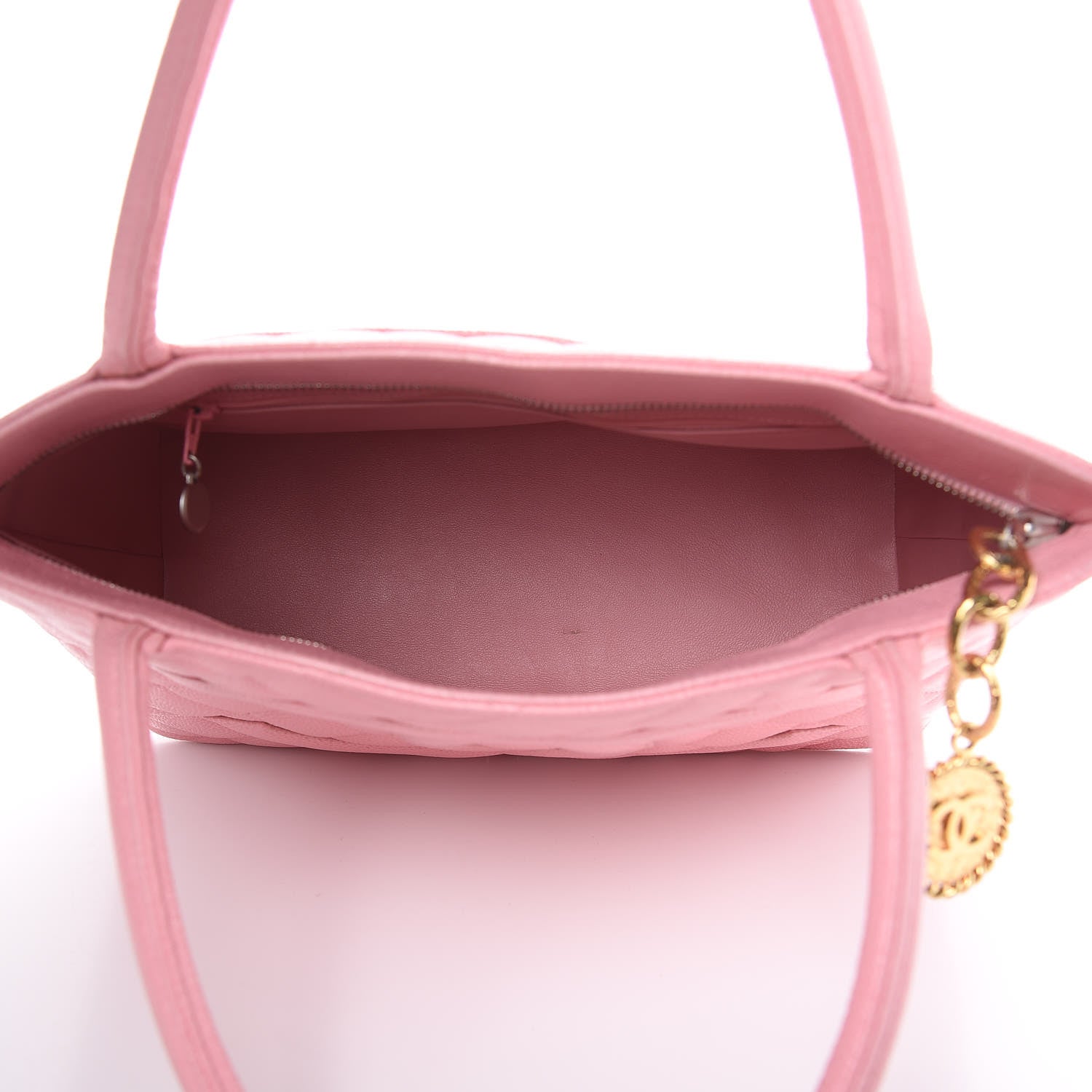Chanel Caviar Quilted Medallion Tote Light Pink 5 of 15