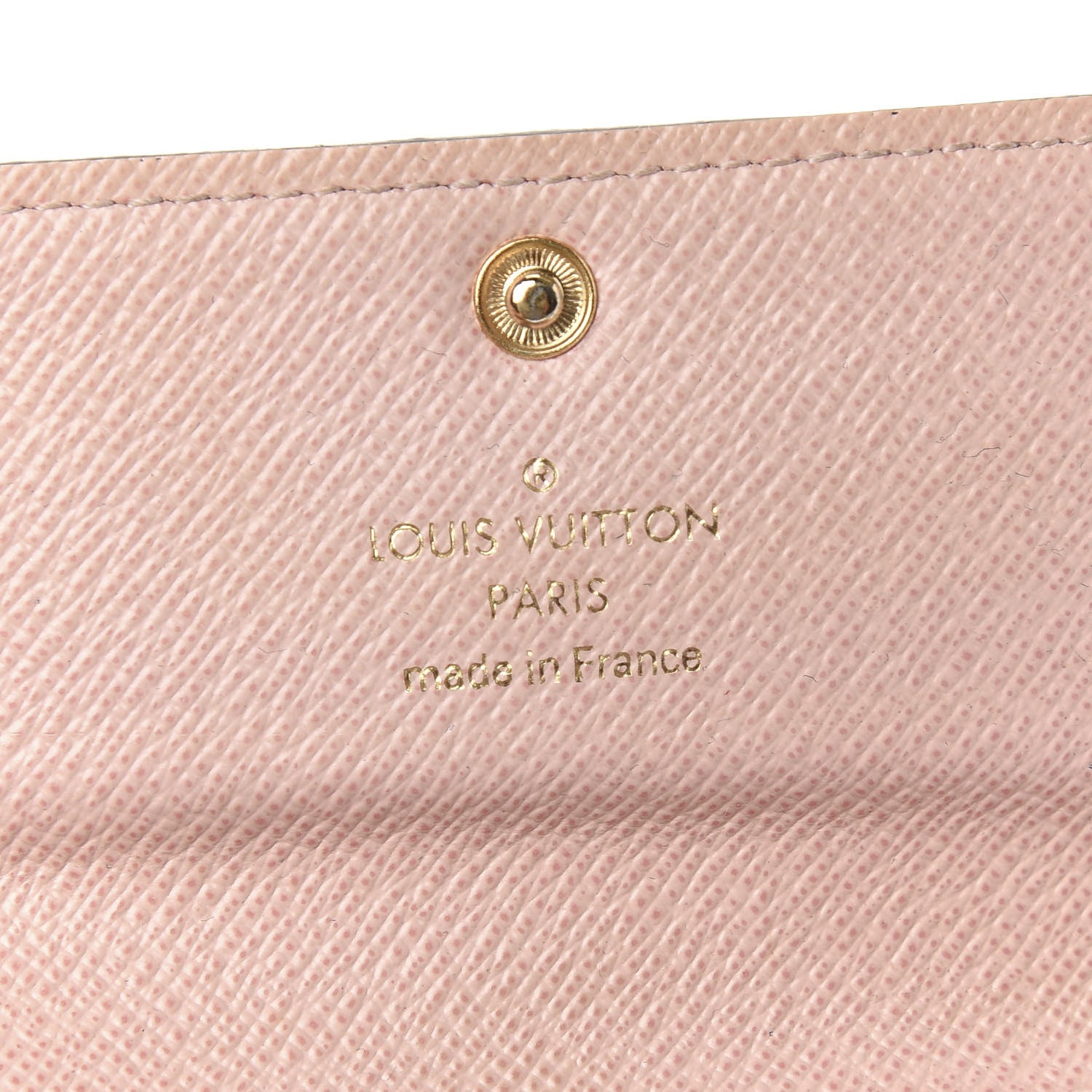 Louis Vuitton Damier Ebene Multicles 6 Key Holder Rose Ballerine 6 of 7