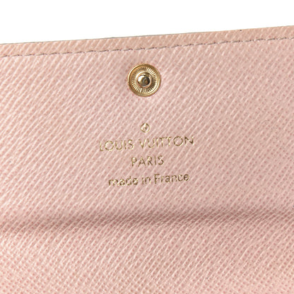 Louis Vuitton Damier Ebene Multicles 6 Key Holder Rose Ballerine 6 of 7