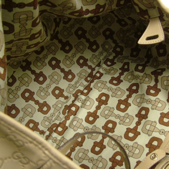 Gucci Guccissima GG Leather Pelham Tote Beige 7 of 10