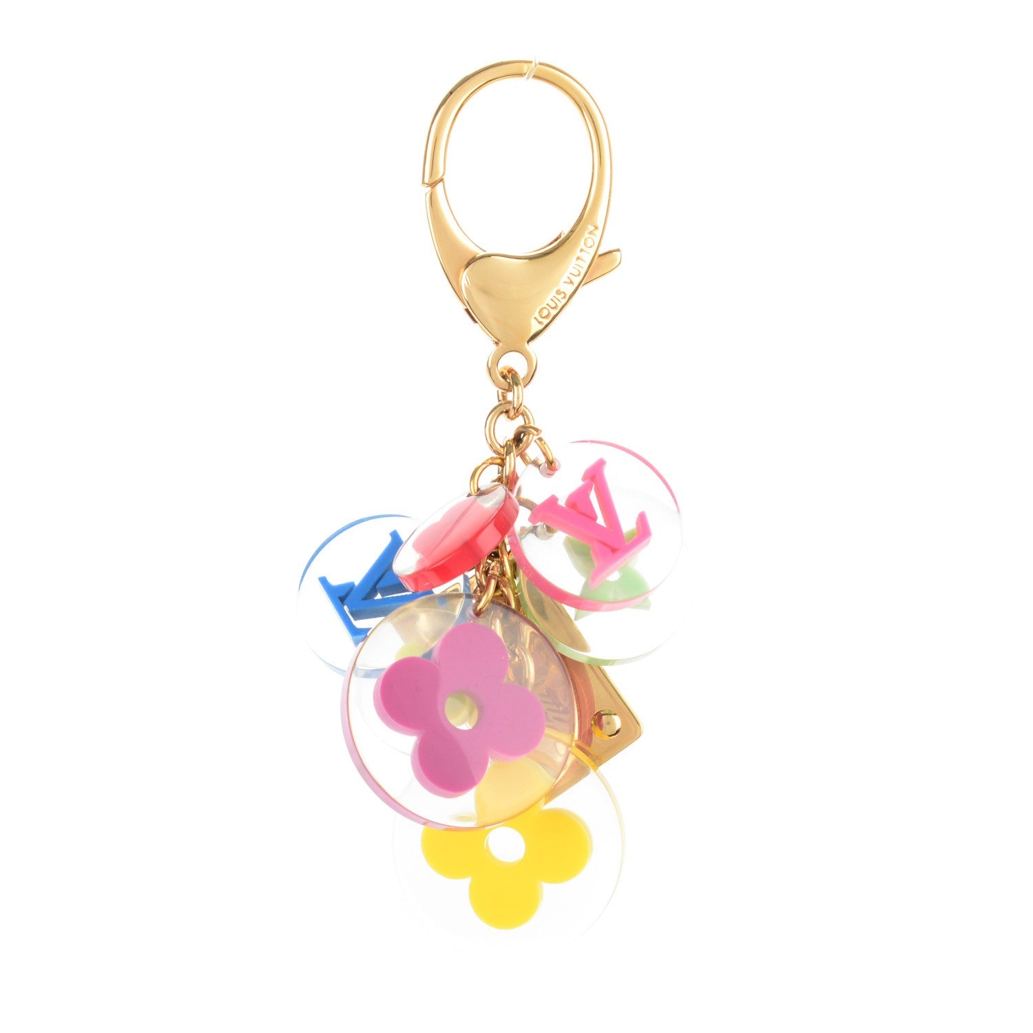Louis Vuitton Resin Candy Fleurs Bag Charm Multicolor 1 of 5