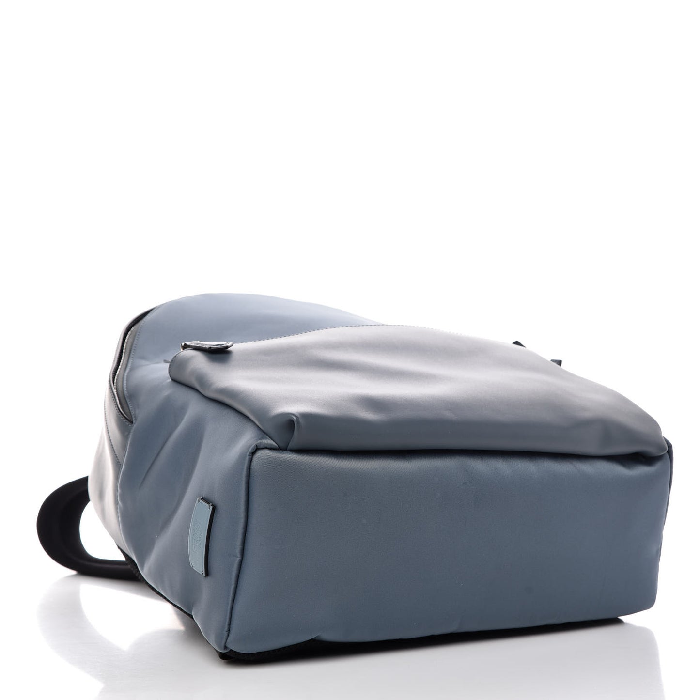 Nylon Vitello Liberty Metal Monster Eyes Rounded Backpack Tempesta