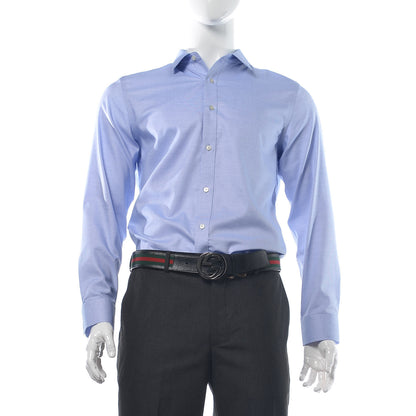 Gucci Calfskin Web Interlocking G Belt 105 42 Black 2 of 9