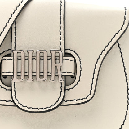 Christian Dior Calfskin Mini D Fence Saddle Bag White 8 of 16