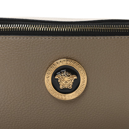 Versace Grained Calfskin Vanitas Medea Belt Bag Taupe 8 of 10
