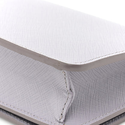 Prada Saffiano Metal Chain Wallet Glicine 11 of 11