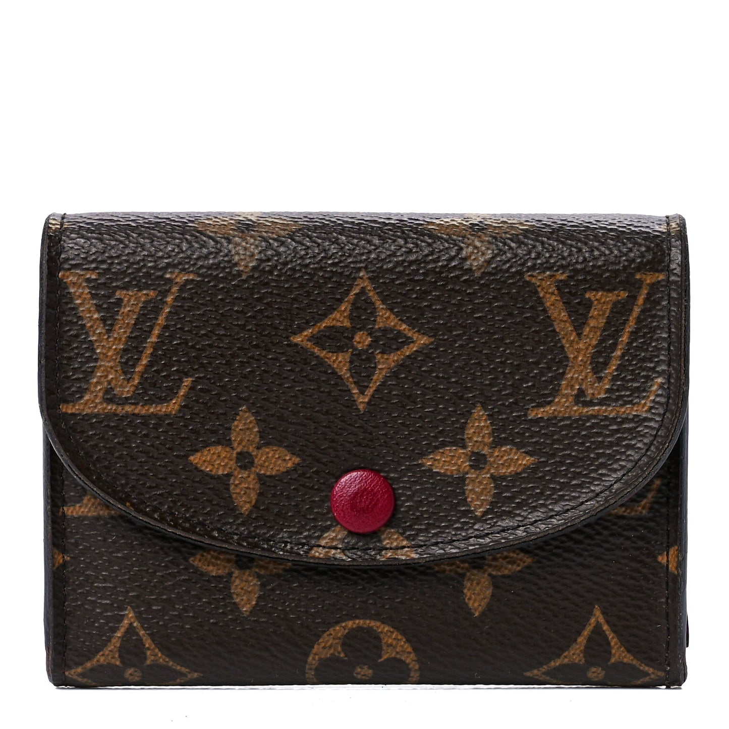 Monogram Rosalie Coin Purse Fuchsia