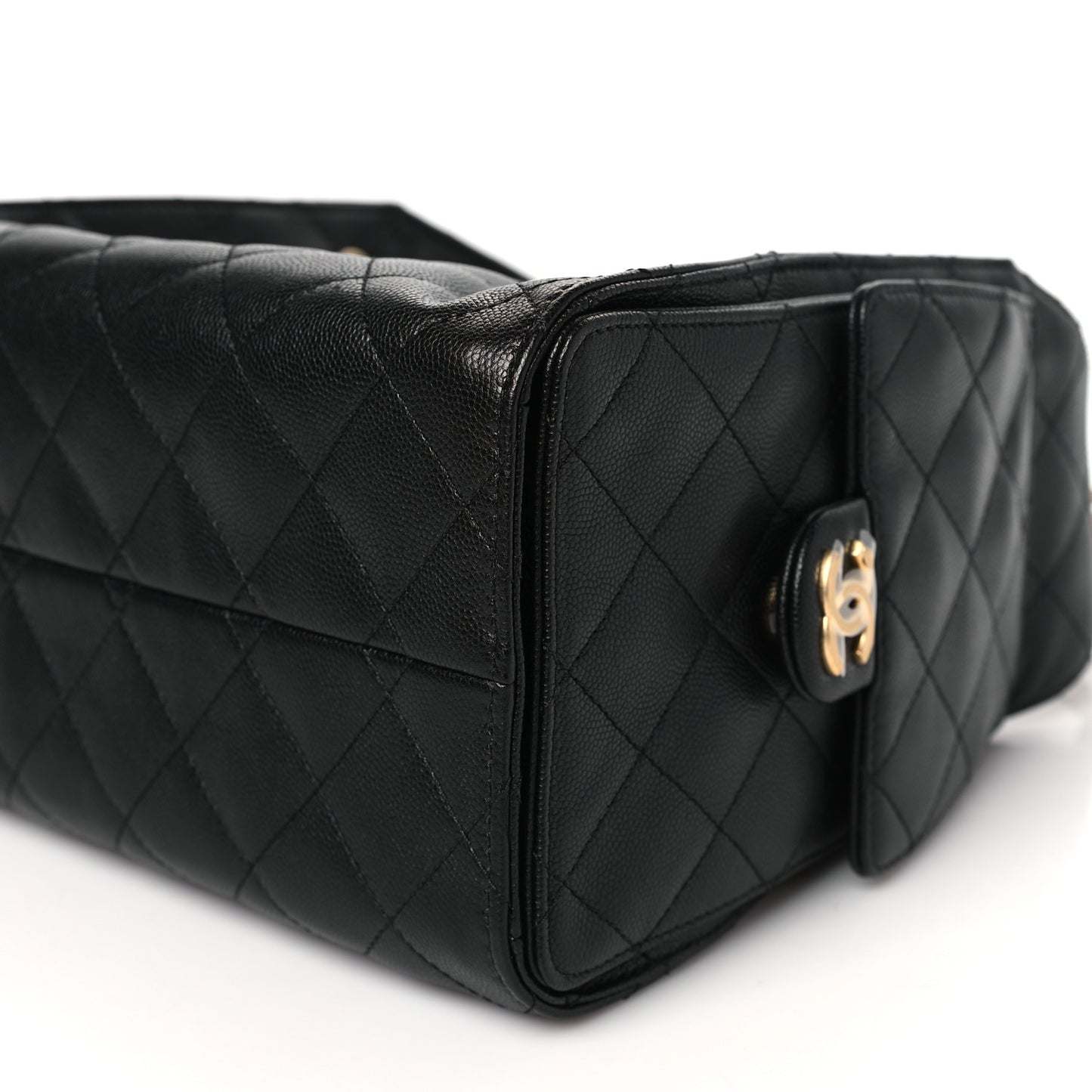 Caviar Quilted Small Chanel 25 Handbag Black