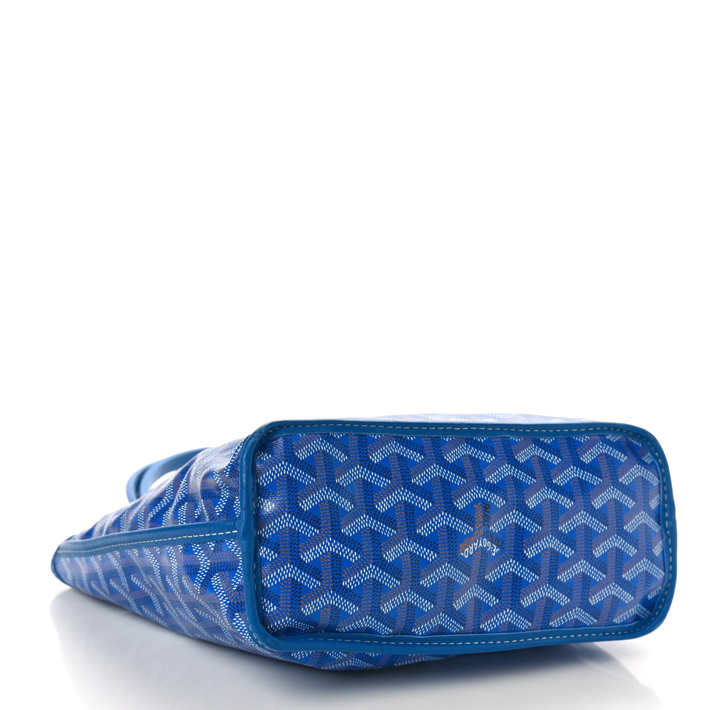 Goyardine Reversible Mini Anjou Sky Blue