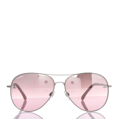 Chanel CC Pilot Sunglasses 4189-T-Q Light Pink 3 of 11