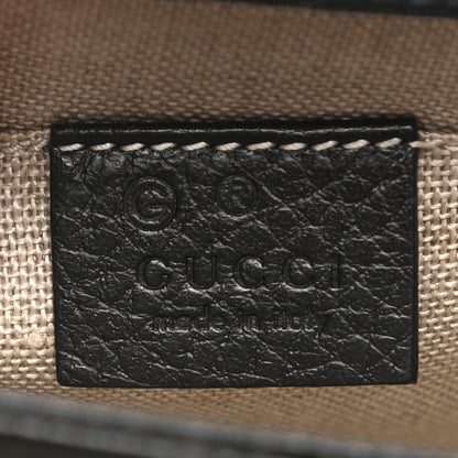 Gucci Dollar Calfskin Small Interlocking G Shoulder Bag Black 6 of 11