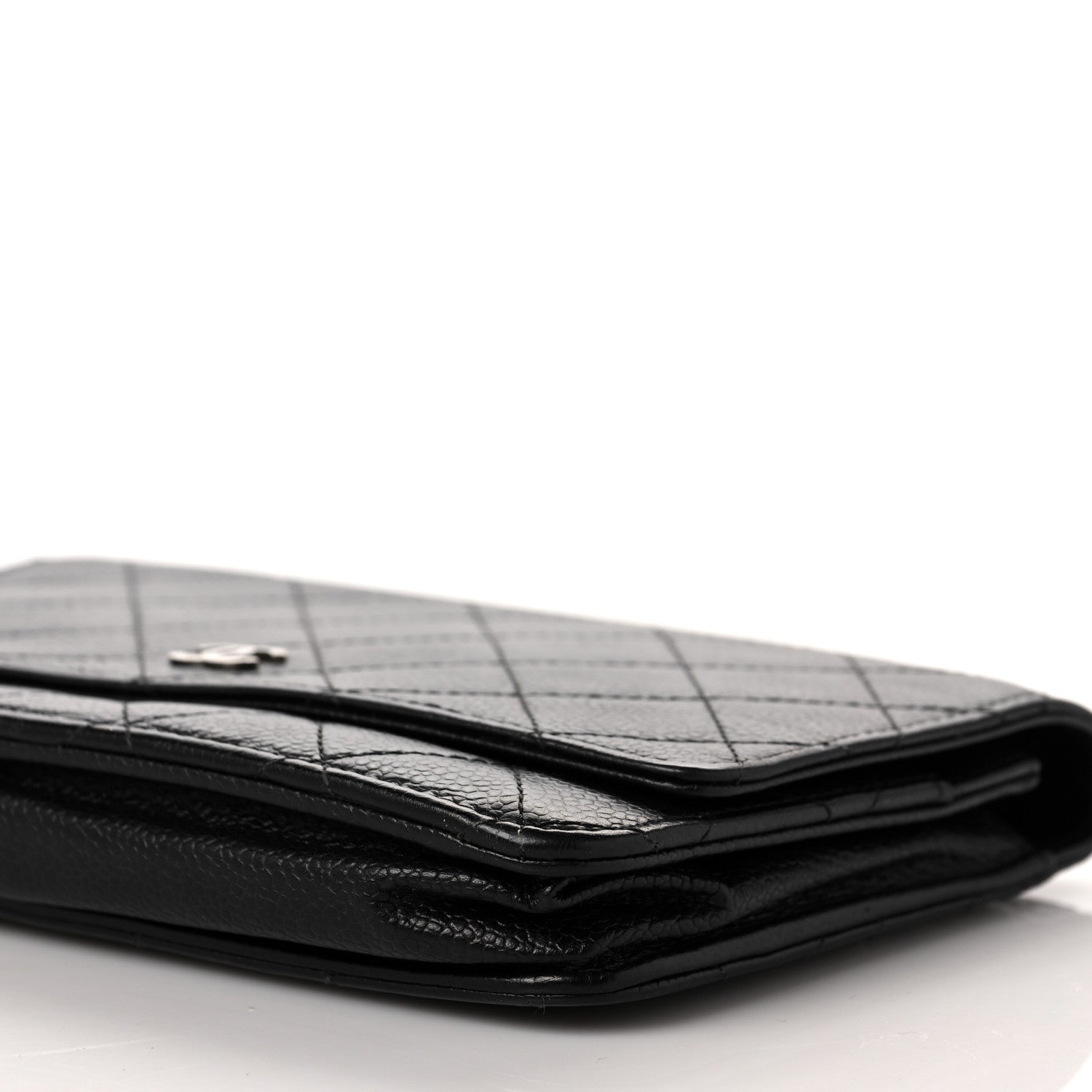 Chanel Caviar Quilted Wallet On Chain WOC Black 10 of 11