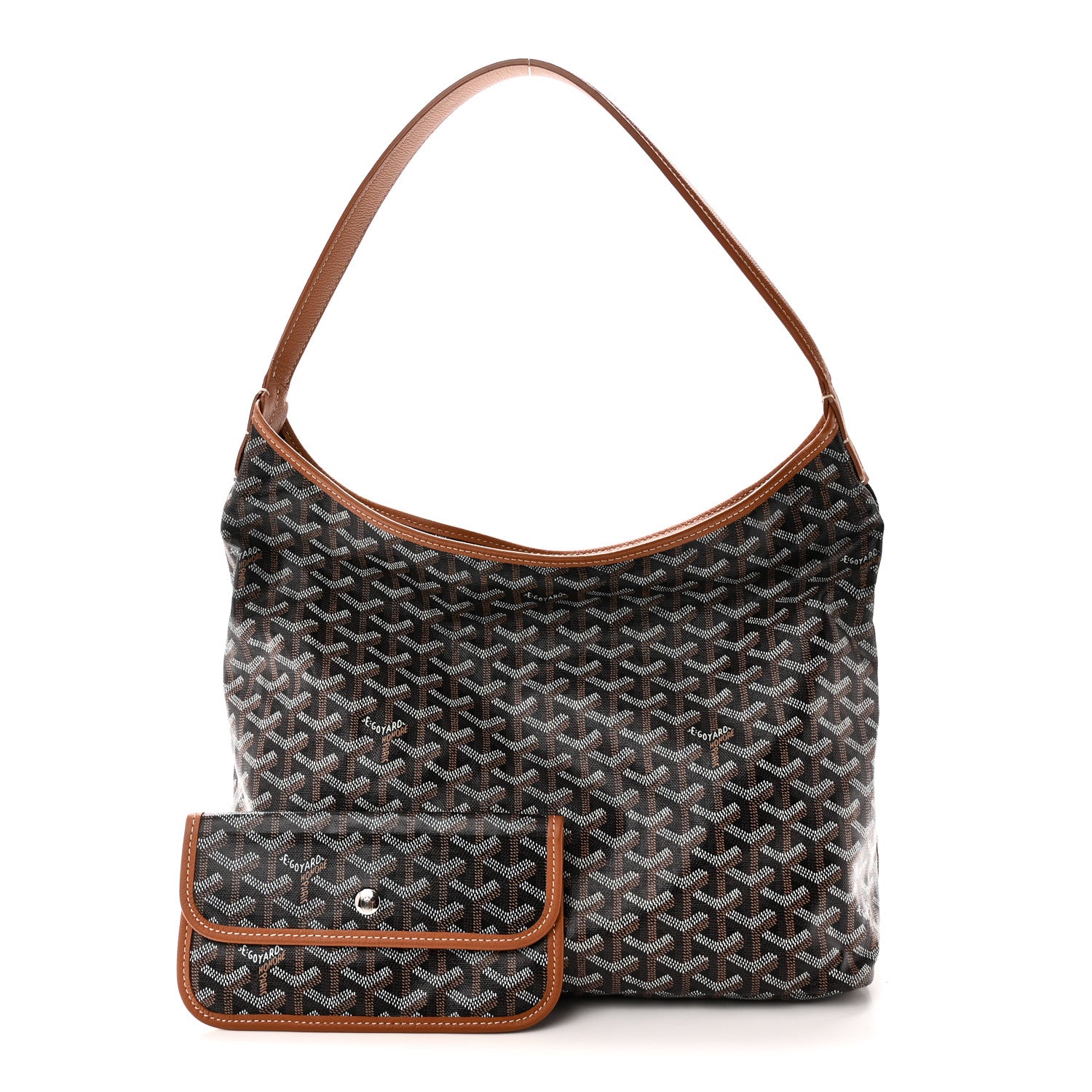 Goyard Goyardine Boheme Hobo Black Gold 3 of 10