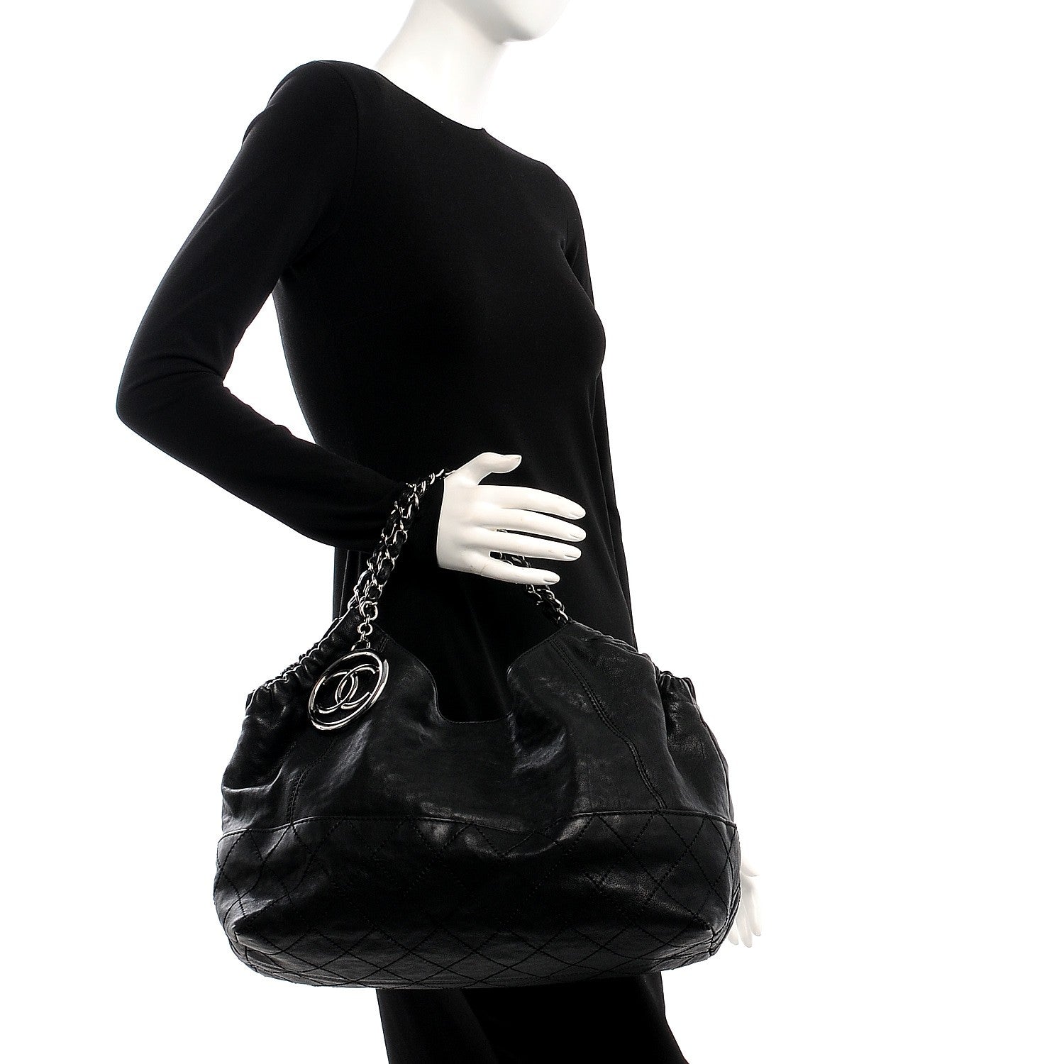 Chanel Calfskin Baby Coco Cabas Black 2 of 9