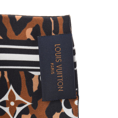 Louis Vuitton Silk Monogram Giant Jungle Bandeau Black 4 of 4