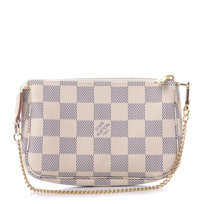 Louis Vuitton Damier Azur Mini Pochette Accessories 1 of 10