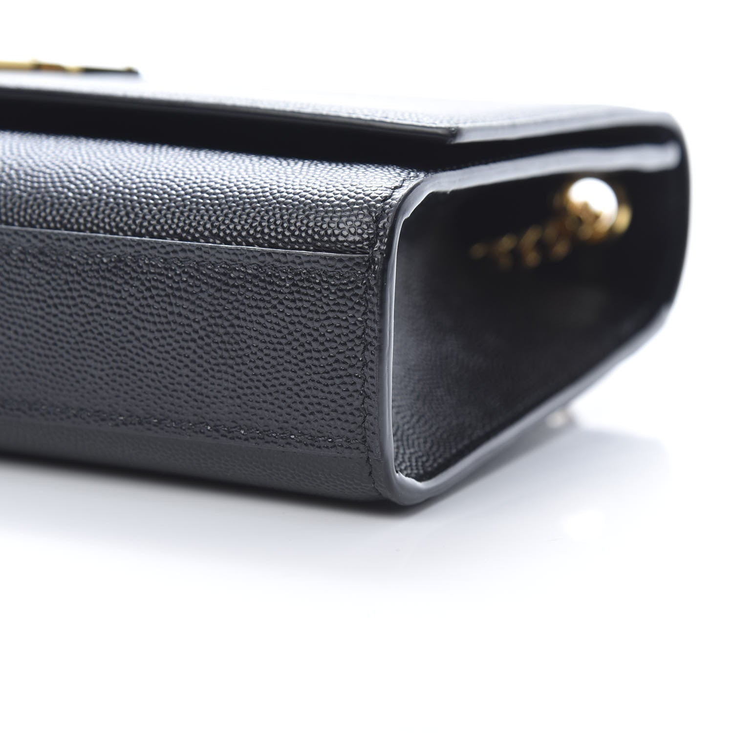 Saint Laurent Grain De Poudre Medium Classic Monogram Kate Satchel Black 10 of 12