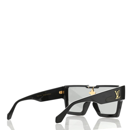 Louis Vuitton Acetate Swarovski Crystal Cyclone Sunglasses Z1578W Black 4 of 10