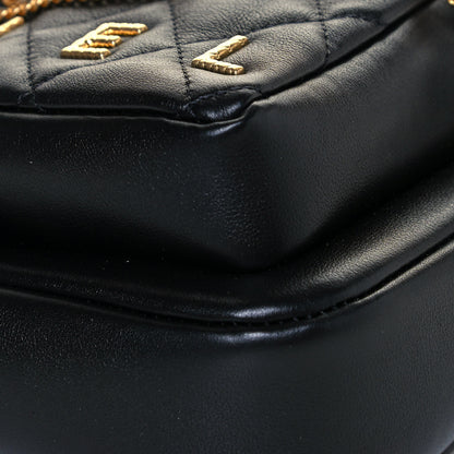 Chanel Calfskin Quilted Large Camera Case Black 10 of 13