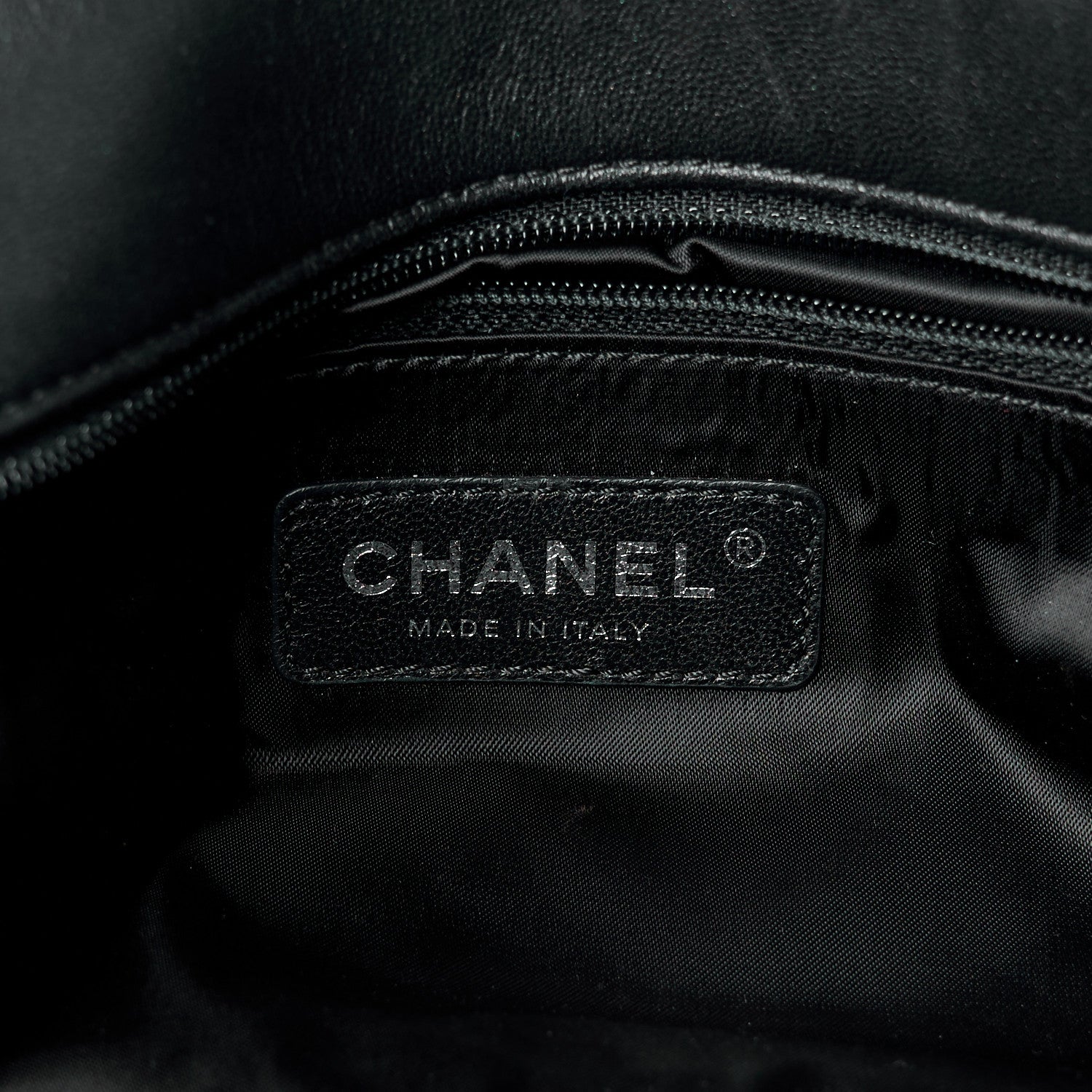 Chanel Lurex Knit Medium Pluto Glitter Flap Black 6 of 11