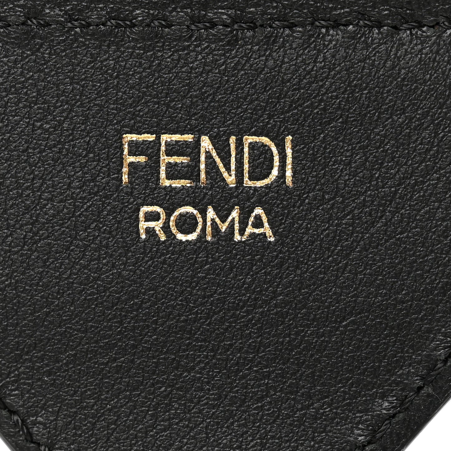 Ribbon Vitello Seta FF 1974 Adjustable Strap You Black