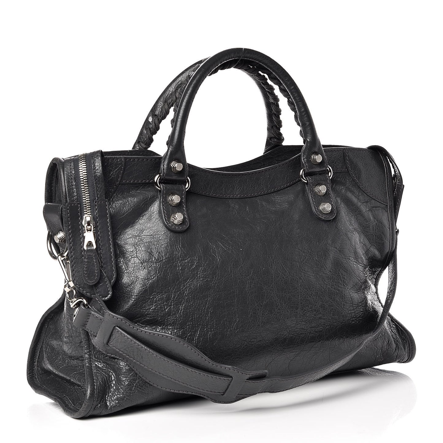 Agneau Giant 12 Silver Hardware City Gris Fossile