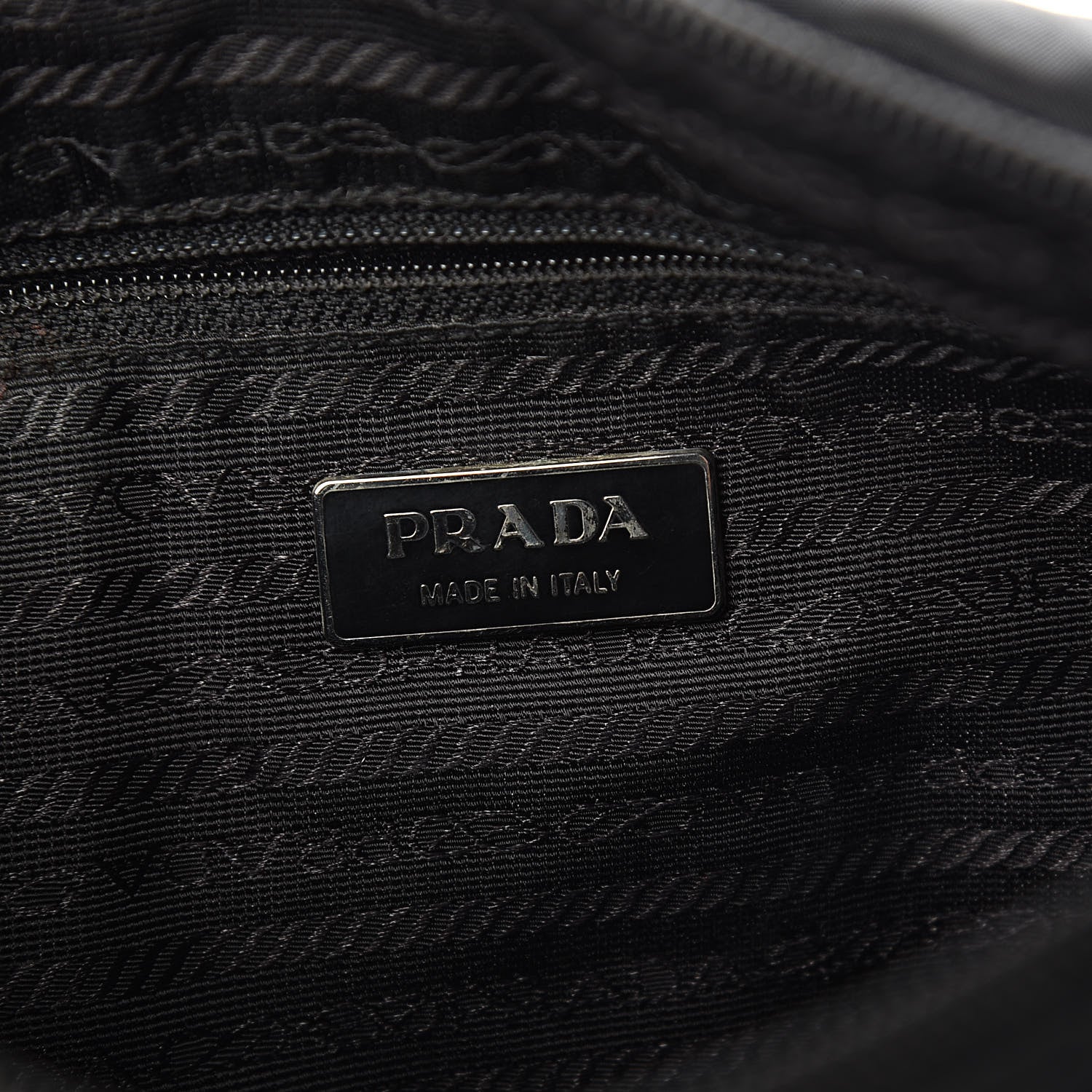 Prada Nylon Vela Messenger Bag Black 6 of 12