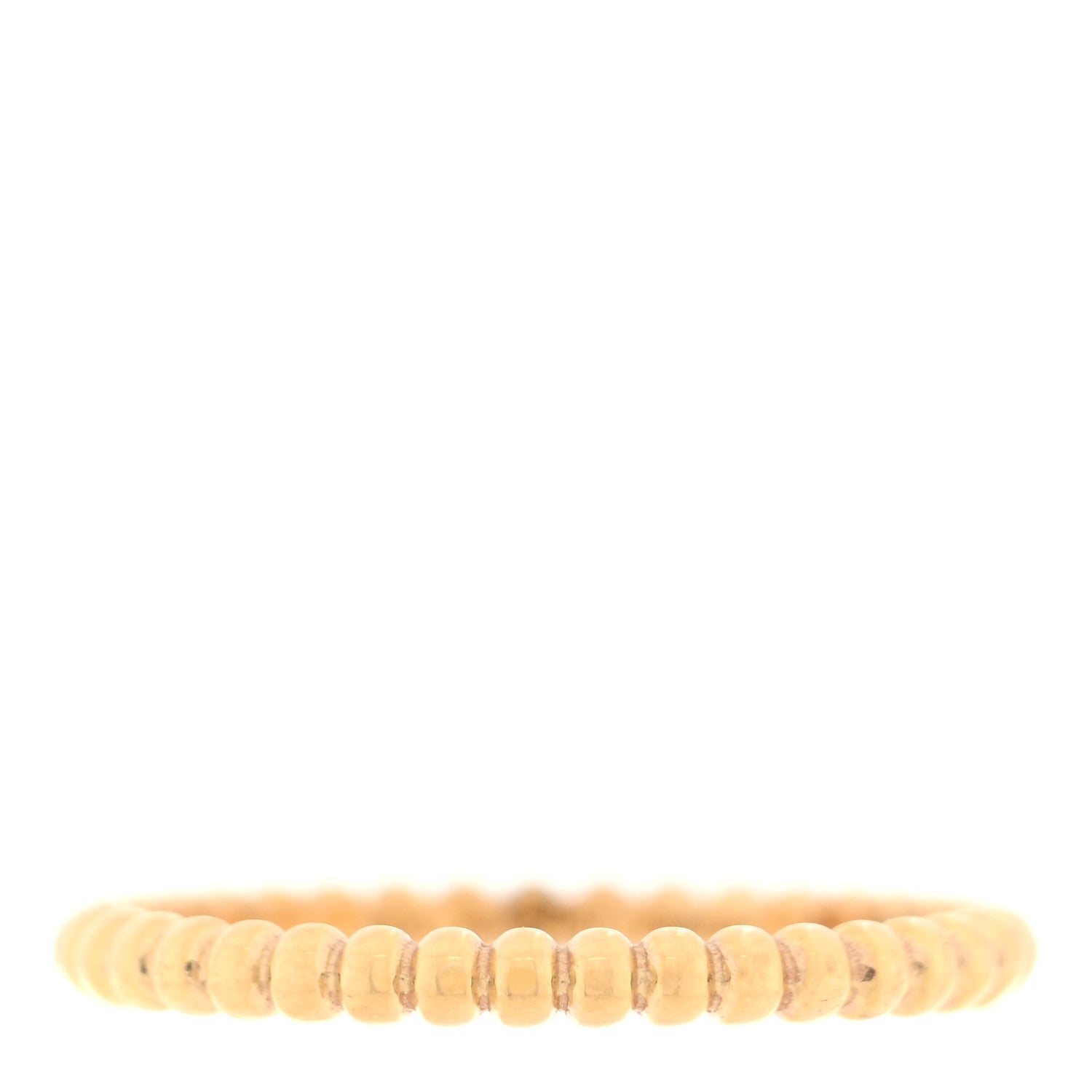 Van Cleef & Arpels 18K Yellow Gold Small Perlee Ring 57 8 3 of 5
