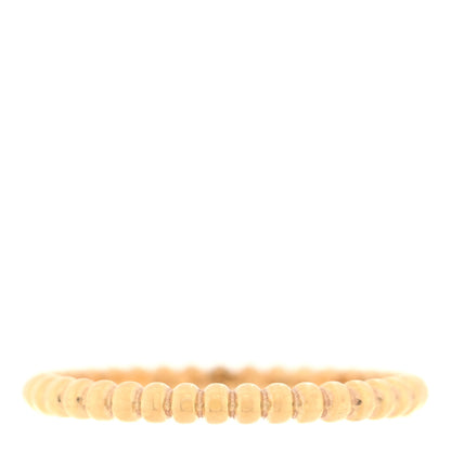 Van Cleef & Arpels 18K Yellow Gold Small Perlee Ring 57 8 3 of 5