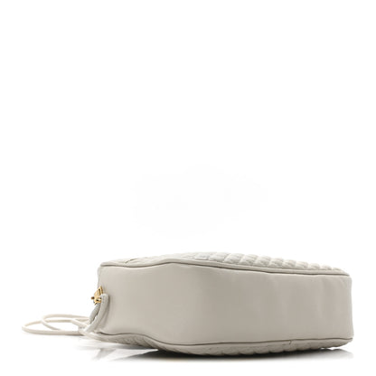 Saint Laurent Lambskin Quilted Victoire Camera Bag Blanc Vintage 4 of 10