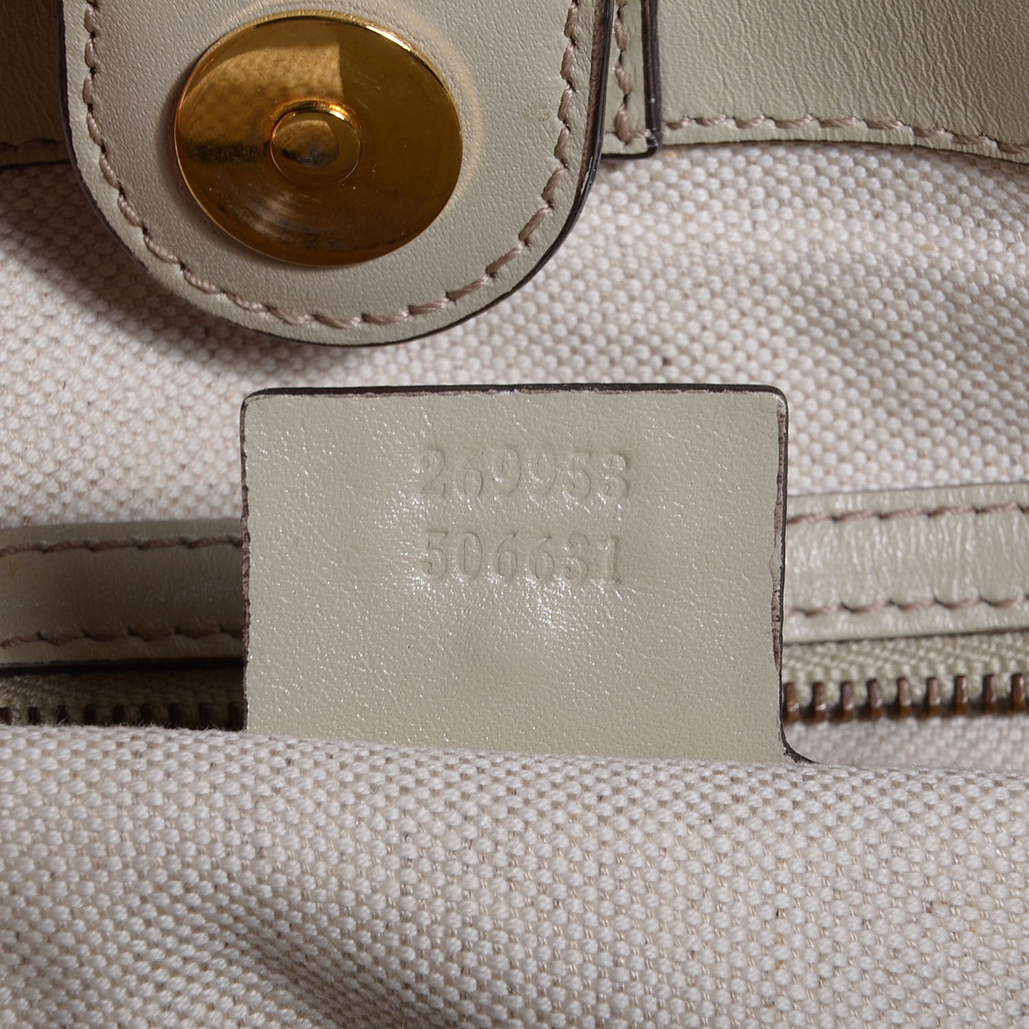 Gucci Monogram Medium Scarlett Stud Tote Off White 7 of 7