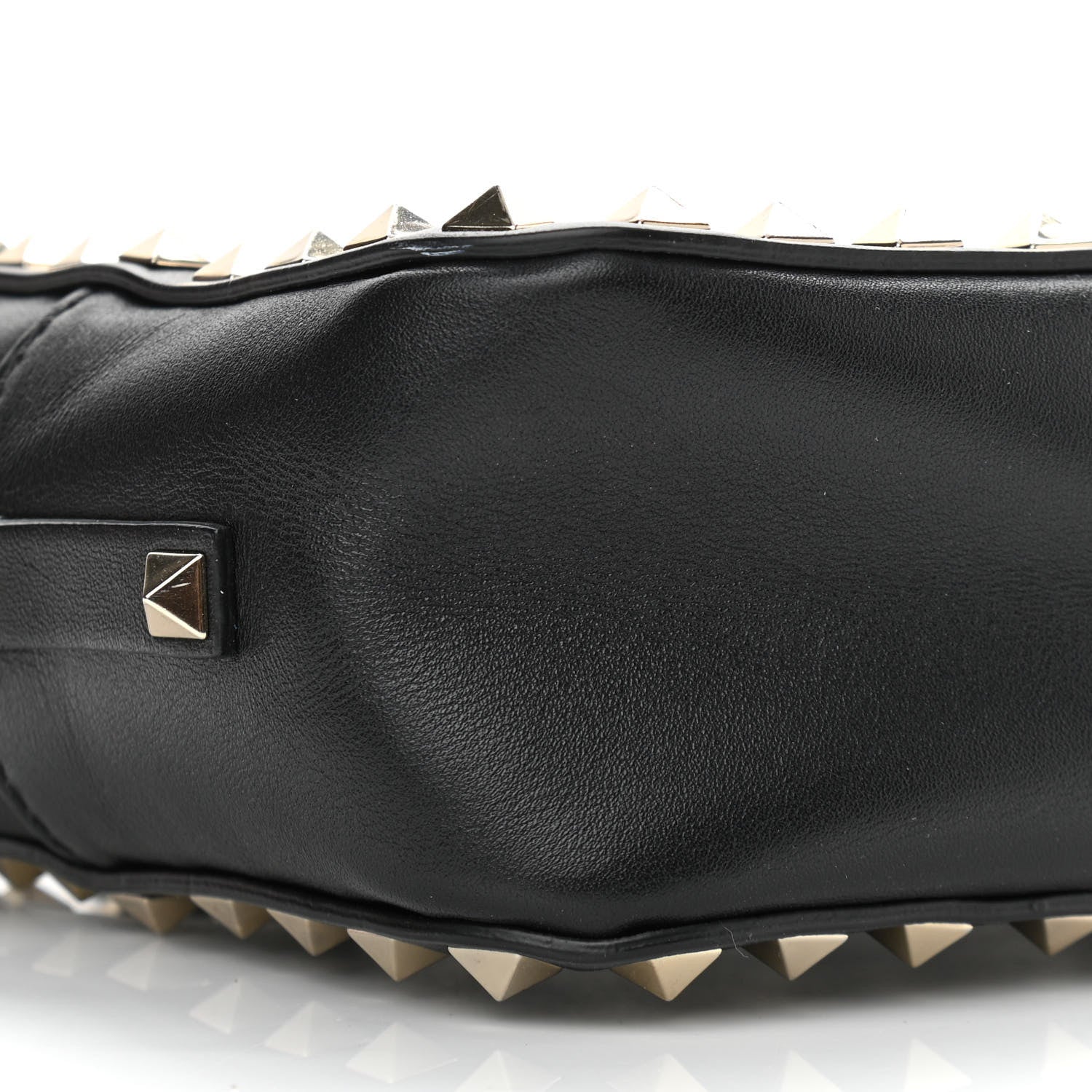 Valentino Garavani Calfskin Rockstud Camera Crossbody Bag Black 8 of 9