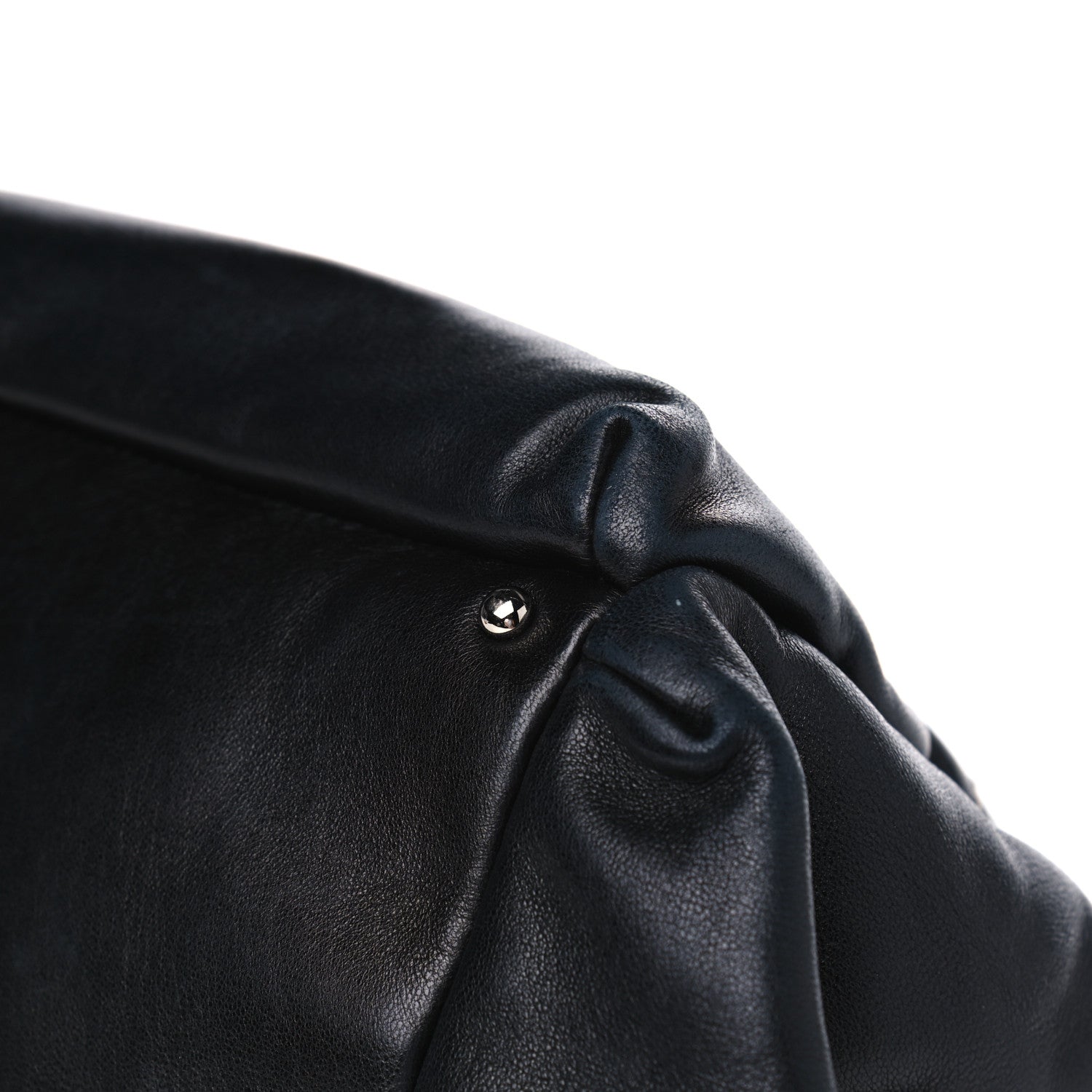 Chanel Lambskin Lax Accordion Hobo Black 8 of 10
