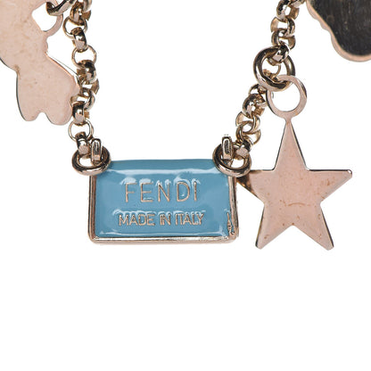 Fendi Enamel Baguette Charm Bracelet Multicolor 5 of 5