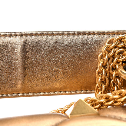 Valentino Garavani Nappa Medium Roman Stud Shoulder Bag Antique Brass 12 of 13
