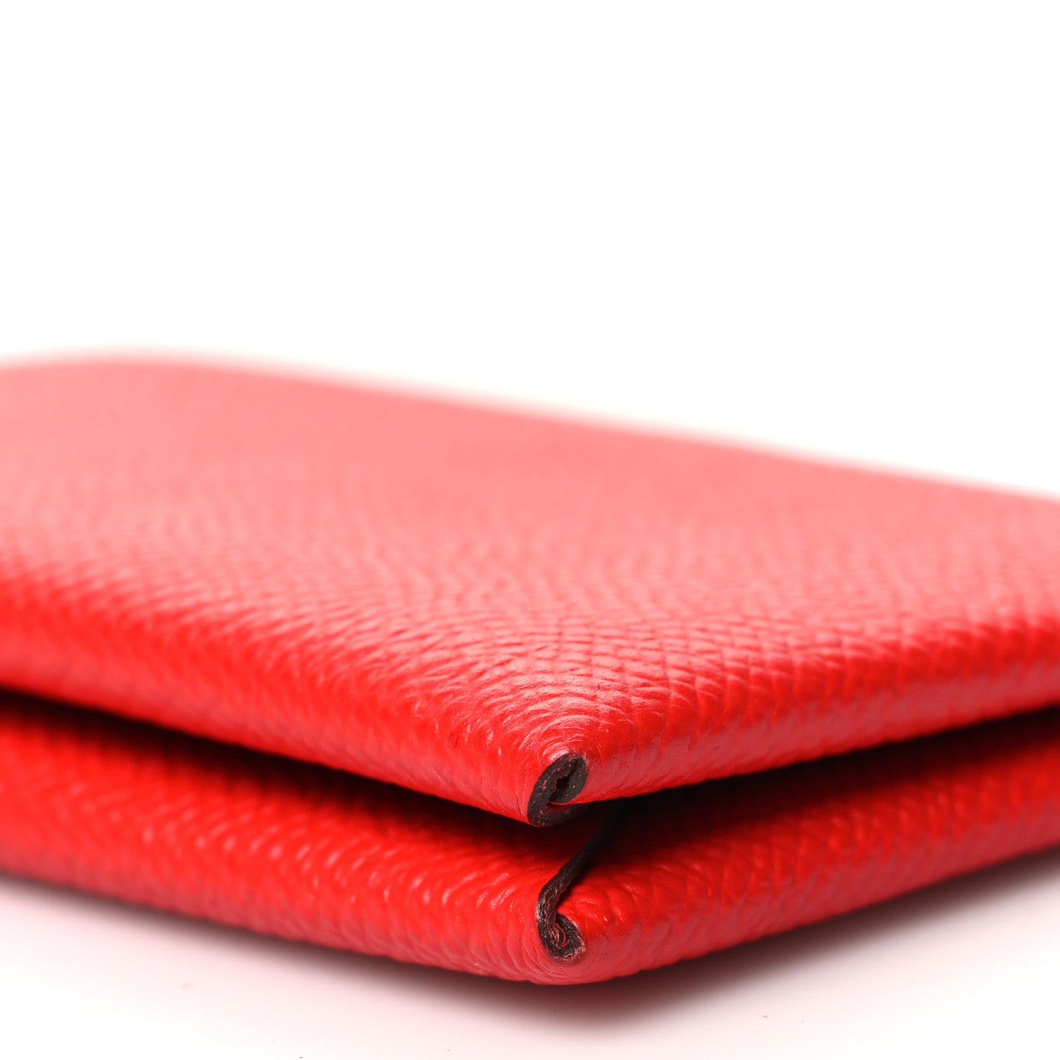 Hermes Epsom Calvi Card Case Rouge De Coeur 12 of 12