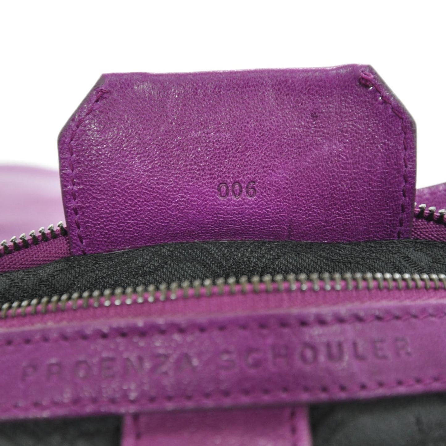 Lambskin PS1 Large Satchel Orchid