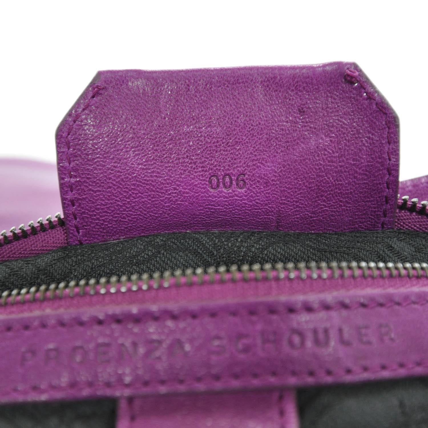 Proenza Schouler Lambskin PS1 Large Satchel Orchid 10 of 11